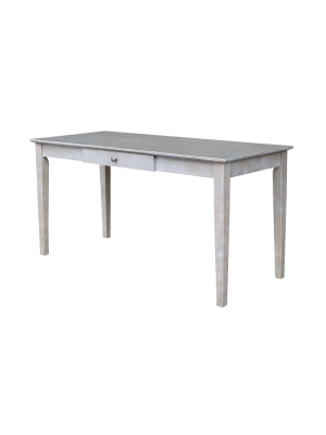 Writing Desk Washed Gray/taupe– International Concepts