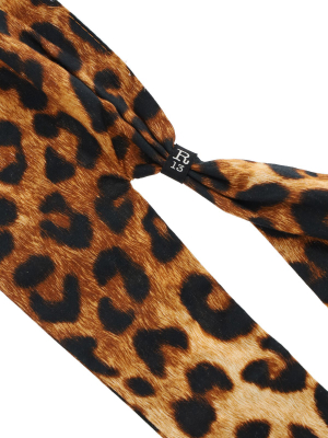 R13 Leopardo Print Facescarf