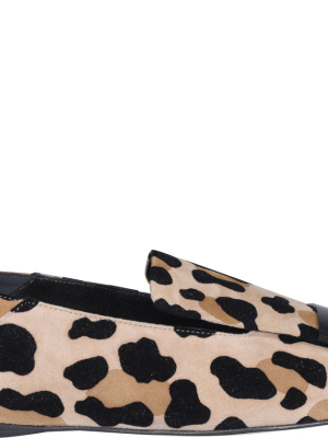 Sergio Rossi Sr1 Leopard Printed Loafers