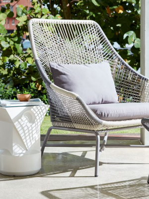 Huron Outdoor Lounge Chair & Cushion