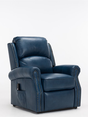 Crofton Navy Blue Lift Chair - Comfort Pointe