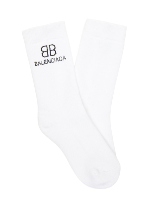 Bb Intarsia-knit Socks