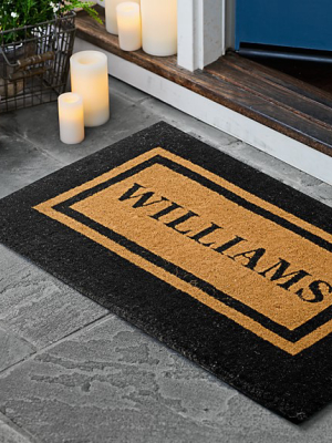 Personalized Double Border Doormat