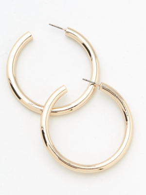 Aeo Large Gold Hoop Earring