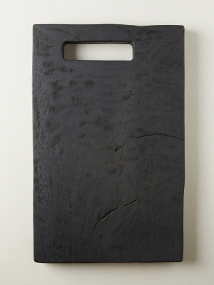 Black Wood Serving Board