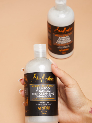 Shea Moisture African Black Soap Bamboo...