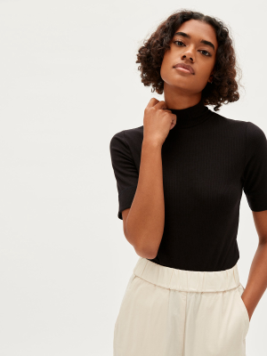 The Super-soft Mockneck Tee