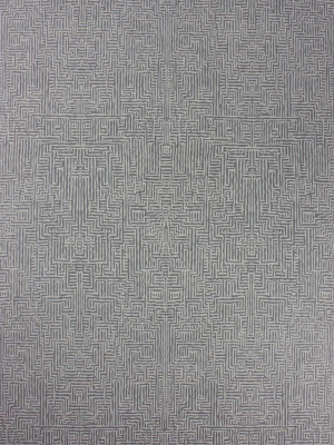 Labyrinth Wallpaper In Nickel Color By Osborne & Little