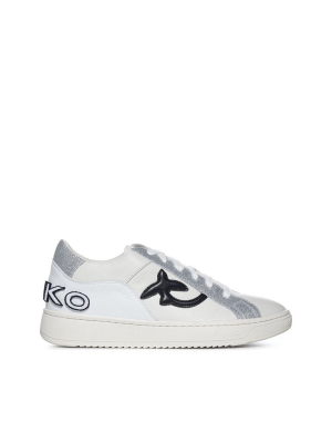 Pinko Embroidered Logo Low-top Sneakers