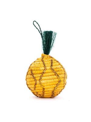 Handwoven Baskets By Blu Pineapple Ornament