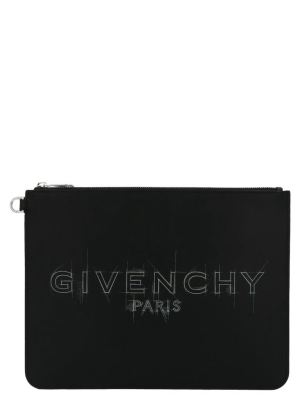 Givenchy Logo Print Clutch