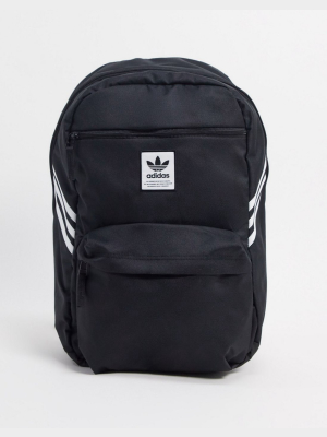 Adidas Originals National Recycled Backpack In Black