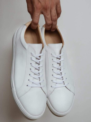 Series 1 White Leather Sneaker