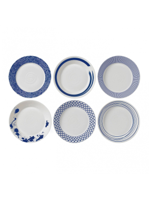 Pacific Blue Pasta Bowl (set Of 6)