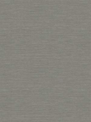 Coastal Hemp Wallpaper In Slate And Shine From The Texture Gallery Collection By Seabrook Wallcoverings