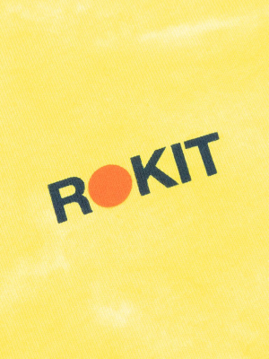 Rokit Abstract L/s Tee - Yellow