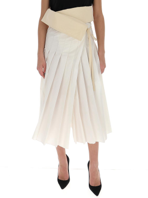 Moncler 1952 Pleated Midi Skirt