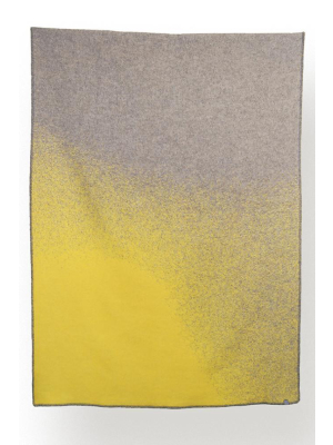 Dip-dye Wool Blanket By Michele Rondelli
