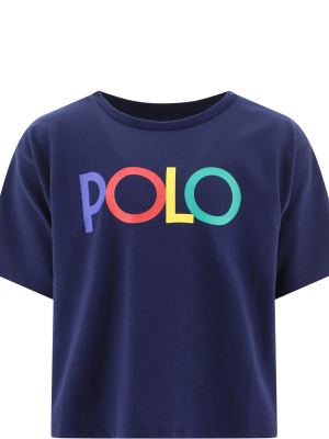 Ralph Lauren Kids Polo Print Crewneck T-shirt