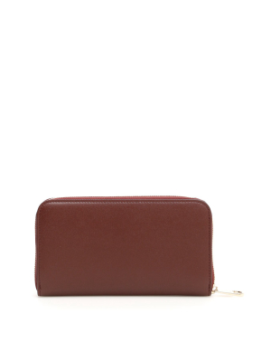 Salvatore Ferragamo Maxi Gancini Zip Around Wallet