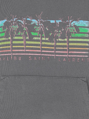 Saint Laurent Malibu Logo Printed Hoodie