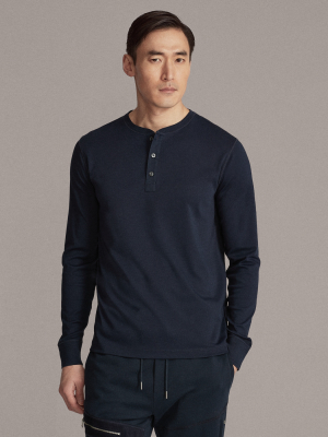 Interlock Henley Shirt