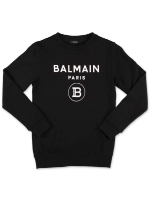 Balmain Kids Logo Printed Sweatshirt