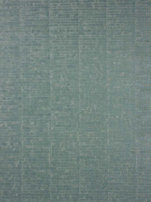 Intarsia Wallpaper In Green Color By Osborne & Little