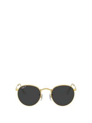 Ray-ban Round Frame Polarised Sunglasses