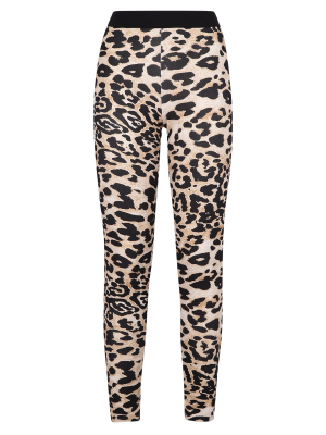 Paco Rabanne Leopard Print Leggings