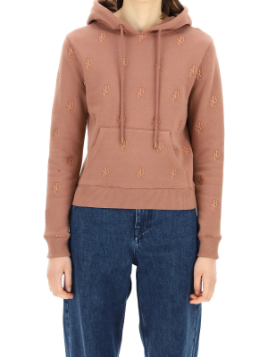 See By Chloé Logo Embroidered Hoodie