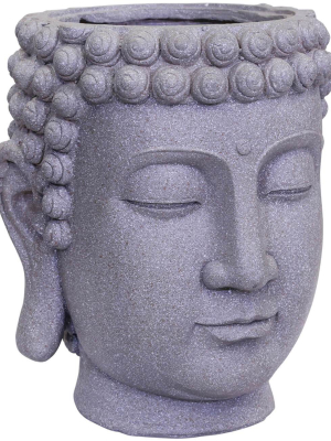 Buddha Flower Pot, Gray