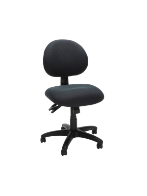 24 Hour Ergonomic Multi Adjustable Upholstered Armless Task Chair - Ofm