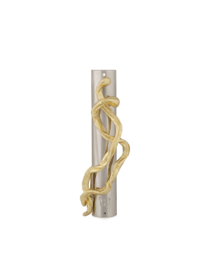 Wisteria Gold Mezuzah