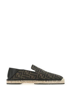 Fendi Ff Motif Jacquard Espadrilles