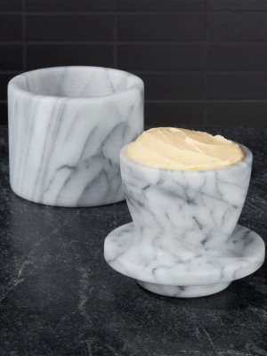 French Kitchen Marble Butter Keeper