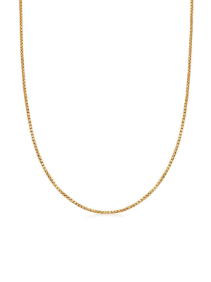 Box Link Chain Necklace