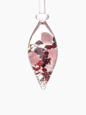 Love Gemstone Vials - Rose Quartz/garnet/clear Quartz