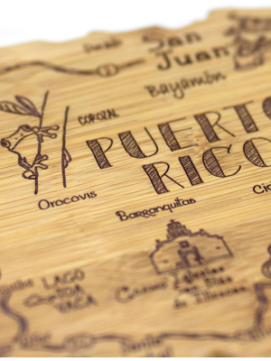 Totally Bamboo Destination Puerto Rico Serving And Cutting Board