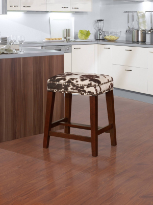 Walt Backless Counter Height Barstool - Linon