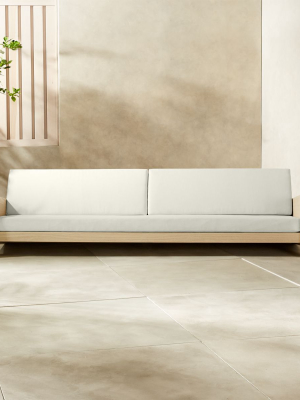 Lunes White Outdoor Sofa