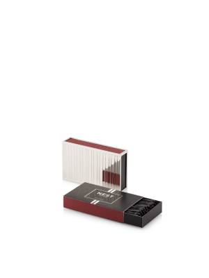 Silver Matchbox Holder Set