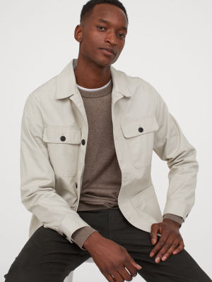 Twill Shirt Jacket