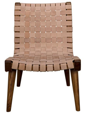 Cohen Chair In Teak & Leather