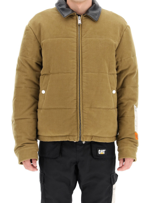 Heron Preston Contrast Collar Puffer Jacket