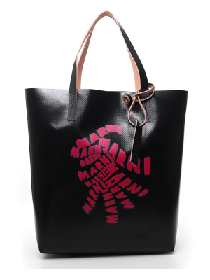 Marni Logo Printed Tote Bag