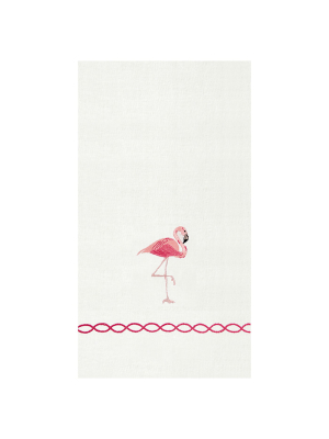 C&f Home Flamingo Guest Towel