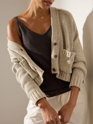 The Cropped Cardigan