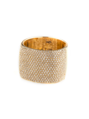 Eira Pave Cube Ring
