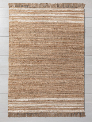 Jute Stripe Rug Cream - Hearth & Hand™ With Magnolia